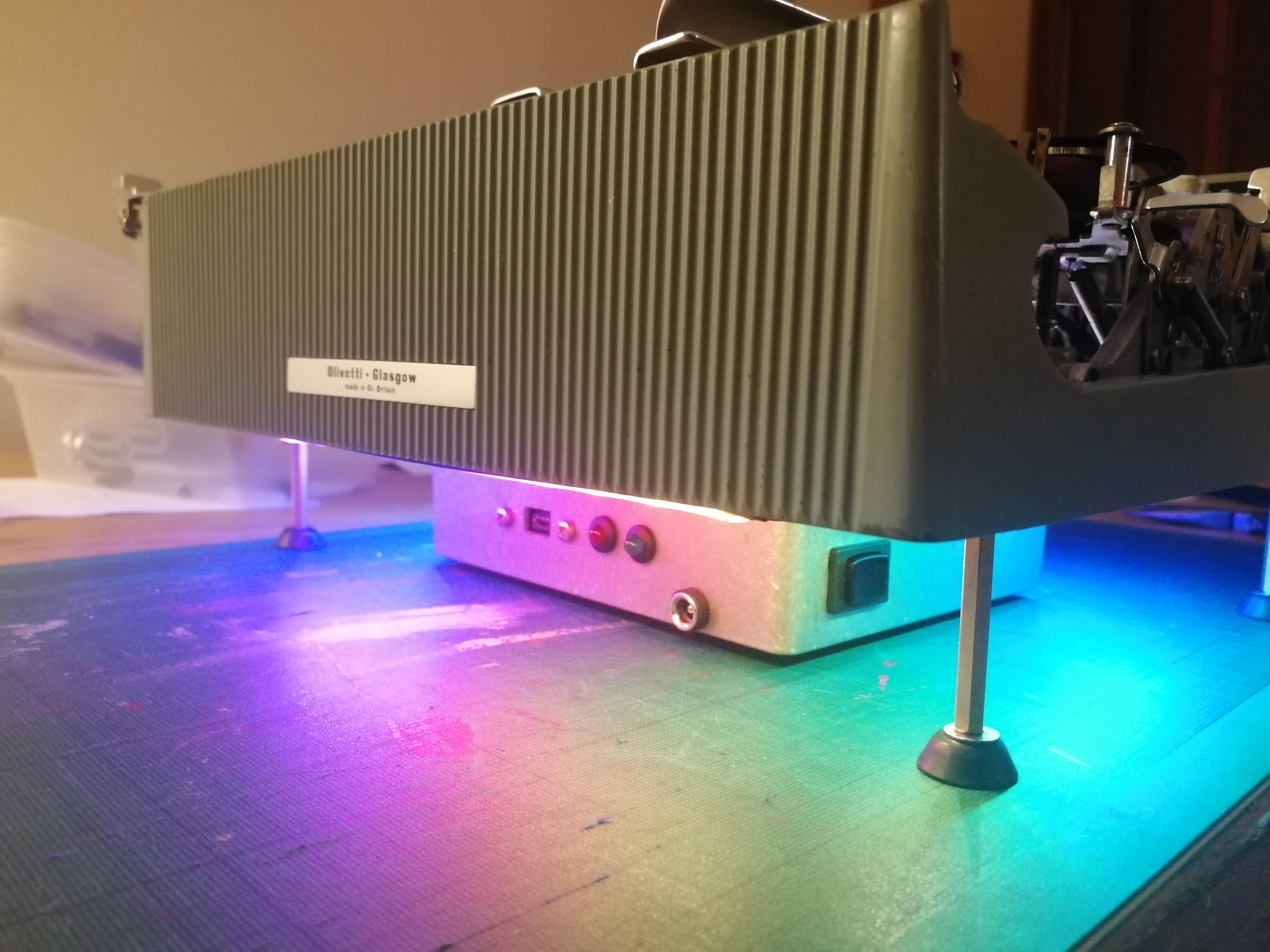 Side view of litewriter