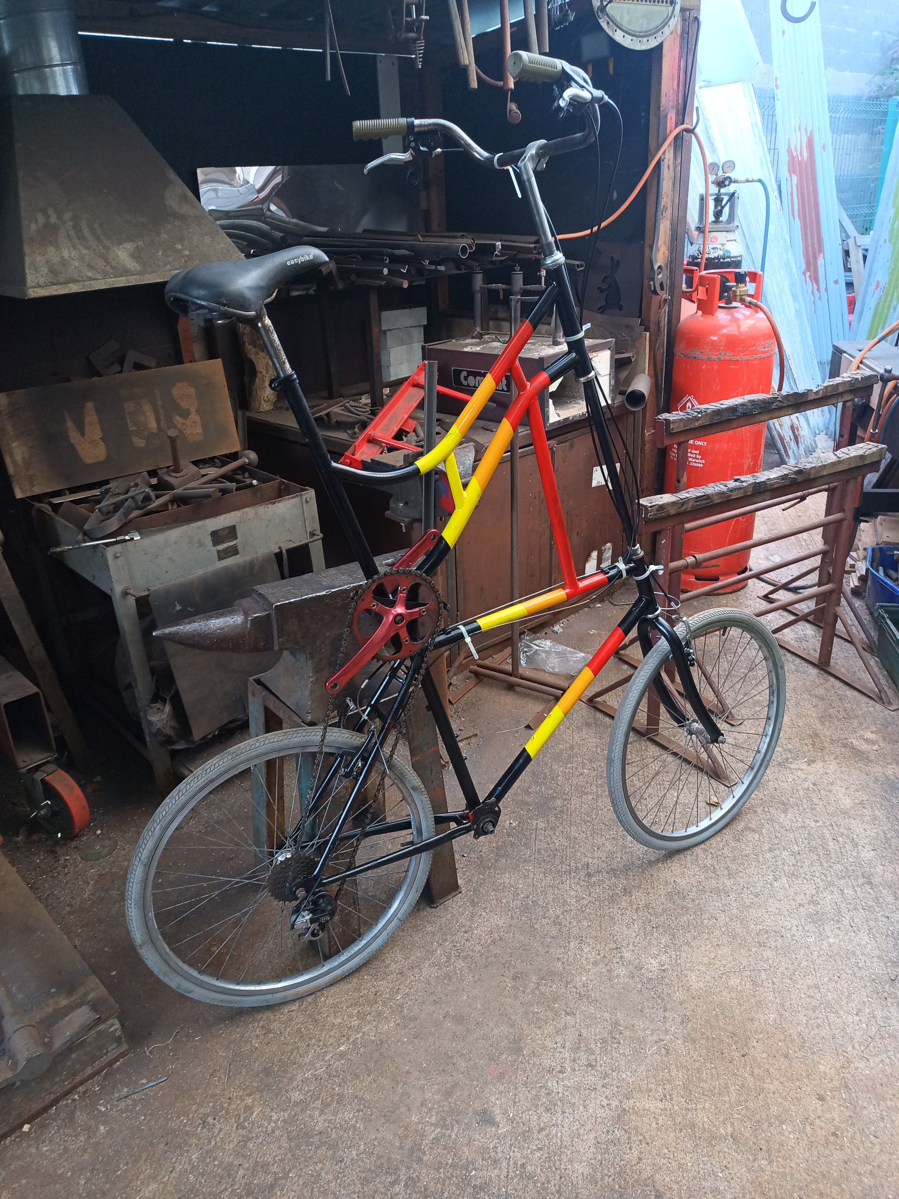 Bike in workshop
